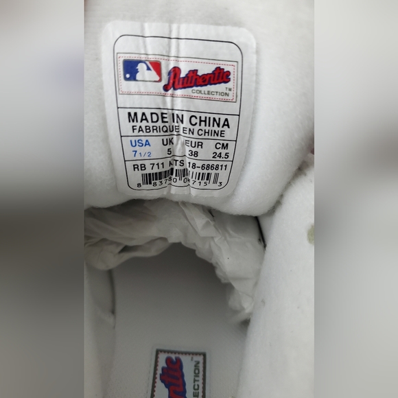 New old stock 2008AuthenticReebok mlb clubhouse shimmer pink Womens 7.5 UK - Picture 10 of 11